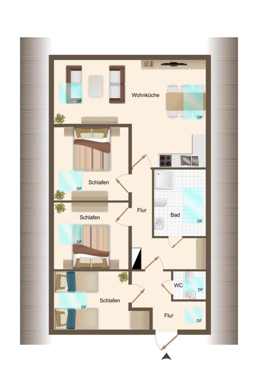 Appartement Friesenhof Janssen - Urlaub Auf Dem Bauernhof à Neuharlingersiel Extérieur photo