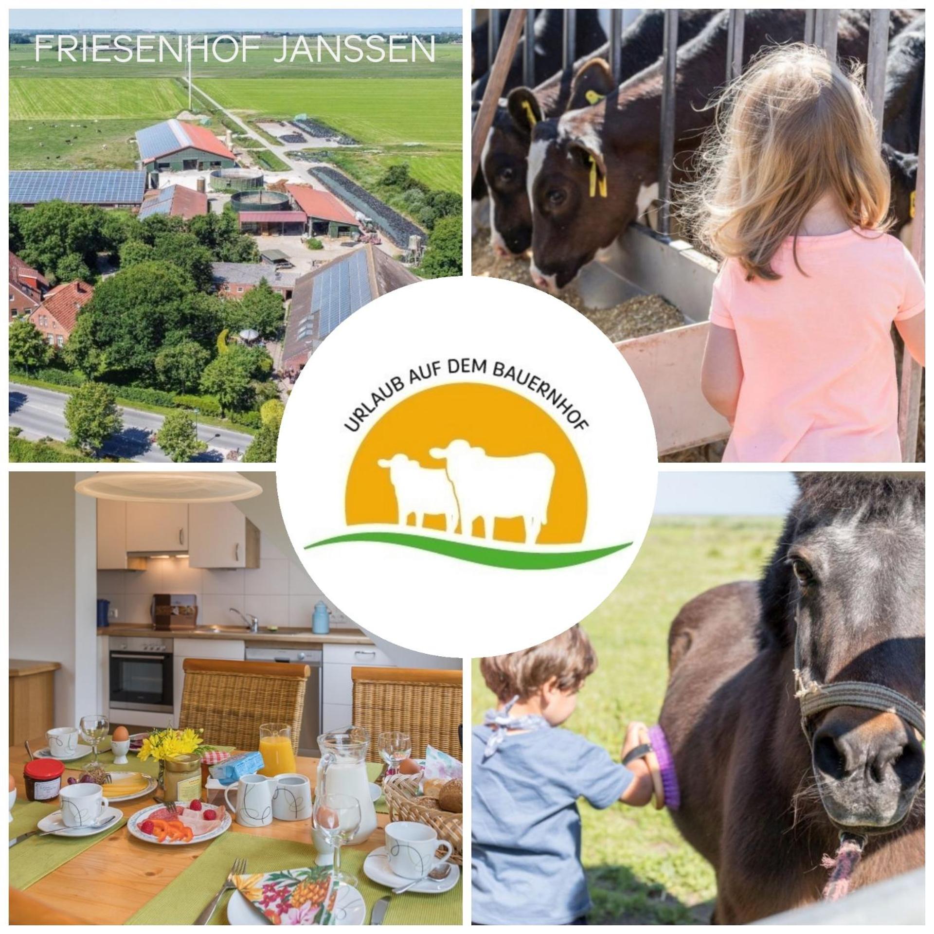 Appartement Friesenhof Janssen - Urlaub Auf Dem Bauernhof à Neuharlingersiel Extérieur photo